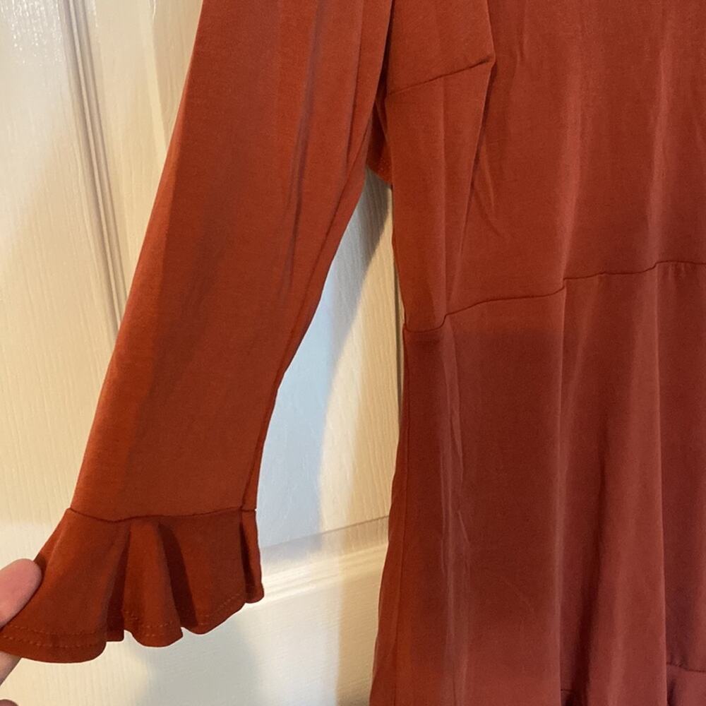 Altar’d State Rust Dress - Picture 2 of 9